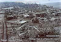 Rabaul volcanic disaster aerial photo - CLICK FOR ENLARGED PICTURE